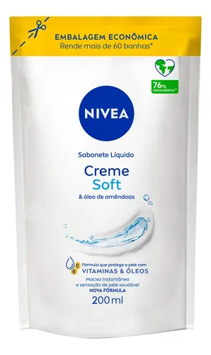 NIVEANIVEA Sabonete Líquido Creme Soft 200ml