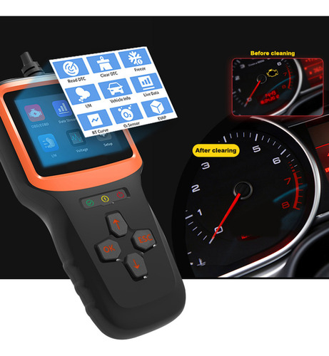 Escáner V317 Obd2, Herramienta De Diagnóstico Profesional Au