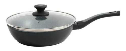 Wok Chino Tradicional Tapa Madera Olla Antiadherente Sartén - Temu Chile