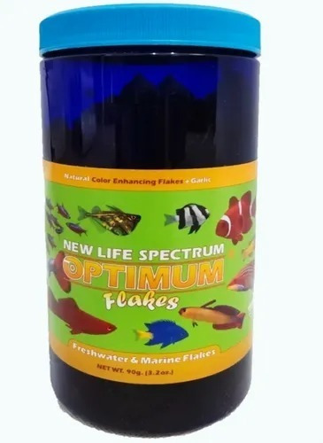 New Life Spectrum Optimum Flakes 90g Pez Marino Y Agua Dulce