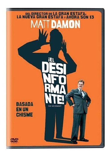 El Desinformante Matt Damon Película Dvd