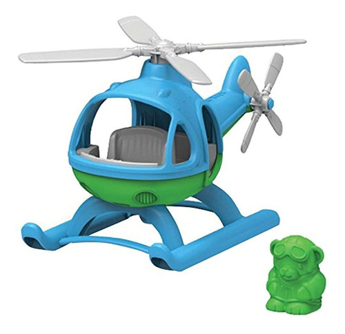 Helicóptero Green Toys, Azul/verde