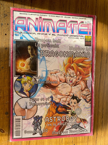 Revista Anime! 2008 Usada Como Nueva