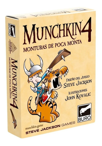 Munchkin 4 Expansion Monturas De Poca Monta Juego Mesa