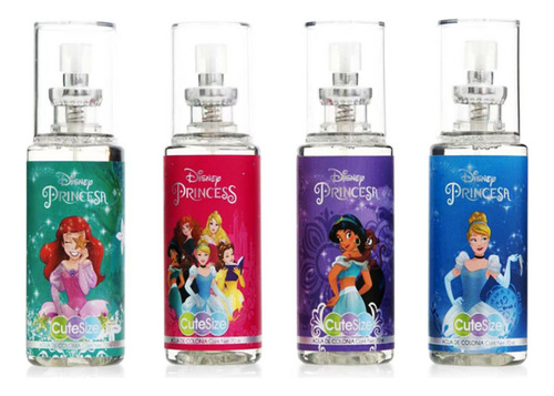 Set Perfume Niños Niñas Avengers Princesas Disney Marvel