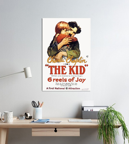 The Kid 1921 Chaplin -foto Cuadro 40x60-