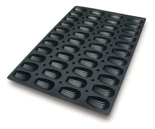 Molde Profesional Madeleine Silicona Free Bpa 44 Cav Lacor Color Plateado