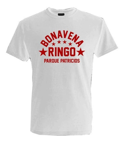 Remera Ringo Bonavena Blanco Con Rojo