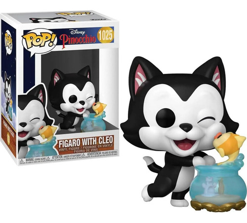Figurita Pop! Disney Pinocho Figaro Y Cleo 9.53 Cm