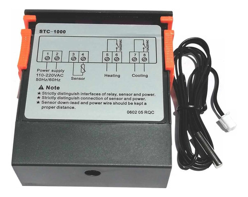 Stc-1000 Controlador De Temperatura O Sensor Dual 110-220v