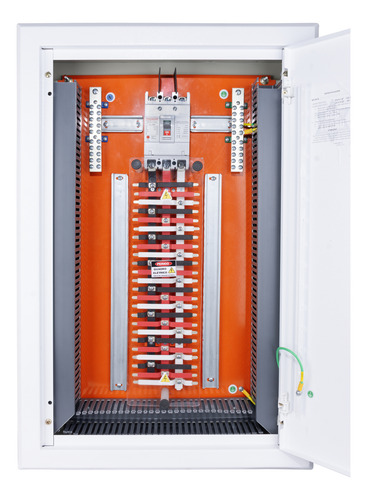 Quadro Distribuição Embutir Com Kit Trifásico 48c 100a