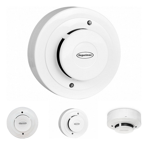 Detector De Incêndio Óptico De Fumaça 12v 24v Segurimax