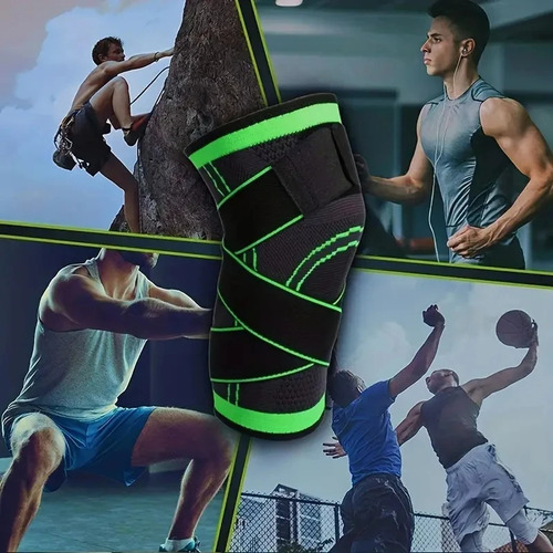 Rodilleras Elásticas Deportivas Compresión Ajuste Elástico