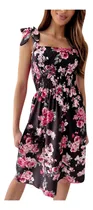 Comprar Vestido Fruncido Sin Mangas Con Cintura Sin Mangas Y Estampa