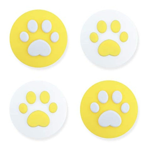 Geekshare 4 Piezas De Silicona Gato Garra Joy Con Thumb Grip