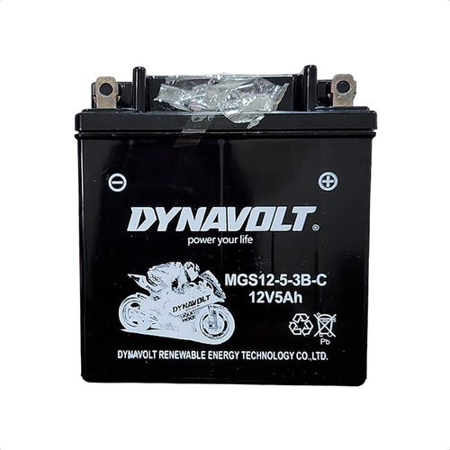 Batería De Moto Dynavolt Gel Mgs12-5-3b-c Massio Motors