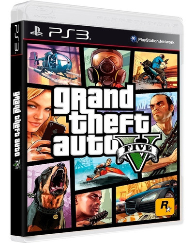 Gta5 Ps3 Grand Theft Auto V Midia Fisica Original Nacional