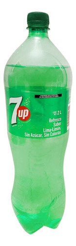 6 Pack Refresco Lima Limón Sin Azucar 7 Up 2 L