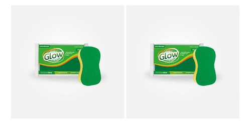 Pack X2u Esponja Clásica Limpieza Profunda Chow Glow