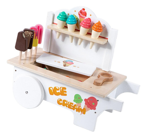 Juguete De Carrito De De Madera, Juego De Juguete De
