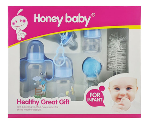 Set Biberon Para Bebe Honey Baby