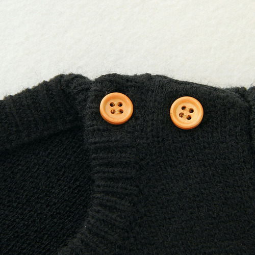 Bodies Jumpsuit Niñas Niños Invierno Tejido Cálido Conejo Sw