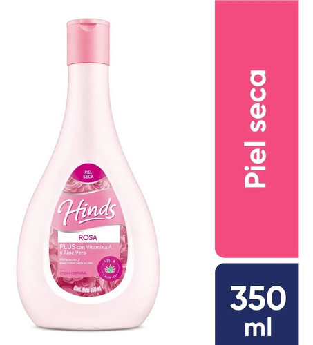 Crema Corporal Hinds Rosa Plus 350ml Pack X3unidades