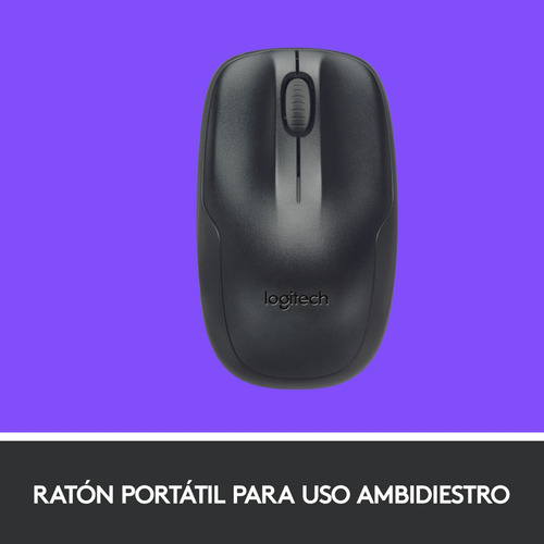 Kit Teclado Y Mouse Inalambrico Mk220 Logitech Color del mouse Negro Color del teclado Negro