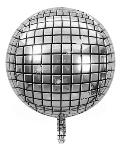 Globo Bola Disco Decoración Fiesta Retro Oldie Disco Vintage Color Bicolor