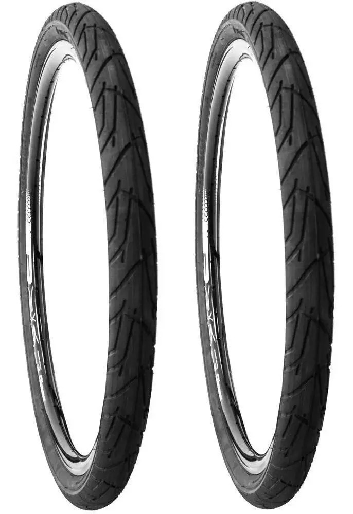 Par Pneu Bicicleta Levorin Praieiro Aro 26x1.95 Slick Balão Cor Preto