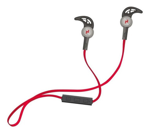 Auriculares Deportivos Bluetooth Noga Bt323 Sport Running Color Rojo