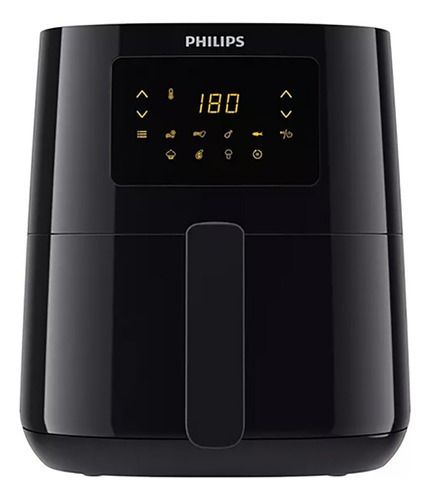 Freidora Philips Airfryer Digital Sin Aceite 4,1 Lts 1400w Color Negro