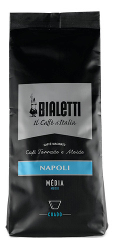 Café Torrado E Moído 500g Napoli Coado Bialetti