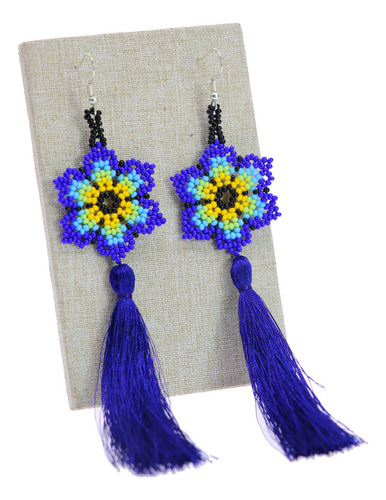 8 Pares De Aretes Colgantes De Flor