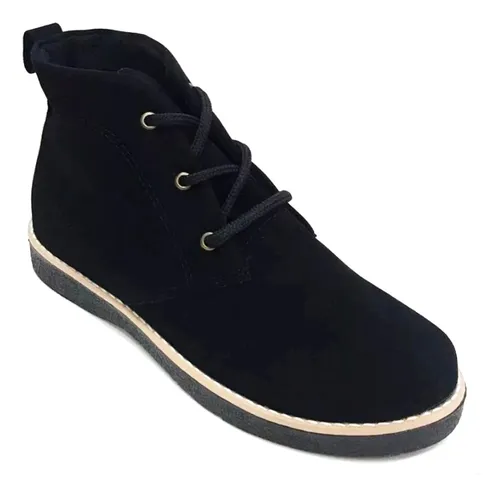 Botas Borcegos Botitas Mujer Gamuza Acordonadas Oferta