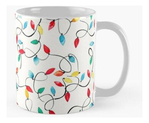 Taza Luces De Navidad Festivas  Calidad Premium