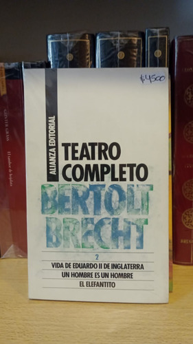 Teatro Completo 2 Vida De Eduardo Ii De Inglaterra - Brecht