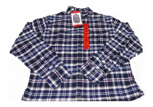Imagen 2 de 2 de Camisola A Cuadros Jachs Franela Para Caballero