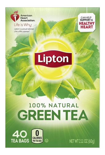 Lipton Té Verde Natural 40 Bolsitas