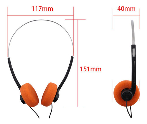 Ahdp Auriculares De Estilo Retro, Accesorios Para Fotos,