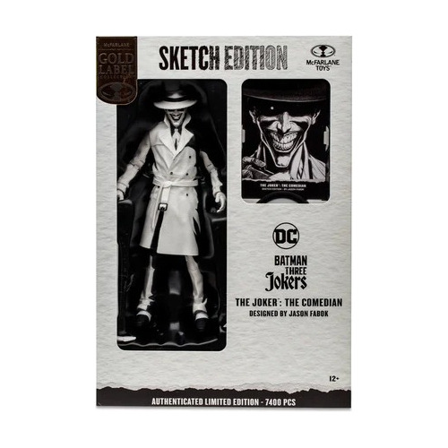 Mcfarlane Sketch Dc Batman Three Jokers Joker Comedian New (Reacondicionado)