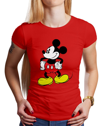 Polo Dama Mickey Dibujo (d1716 Boleto.store)