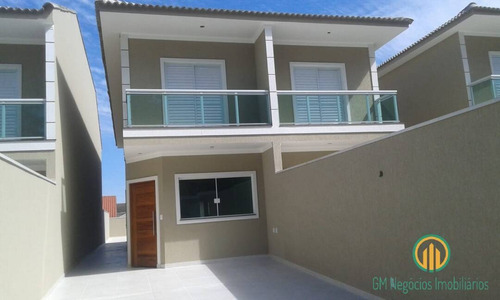 Imagem 1 de 15 de Casa 3 Suítes, Ótima Fase De Acabamento, Grande Quintal, Entrada Lateral - W1715