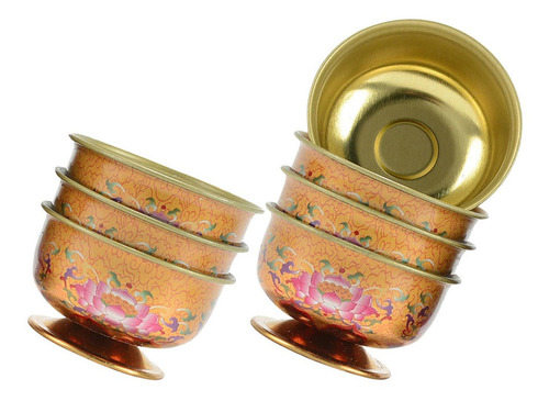 Cuenco De Agua Con Forma De Copa Sagrada Tibetana De 7 Pieza