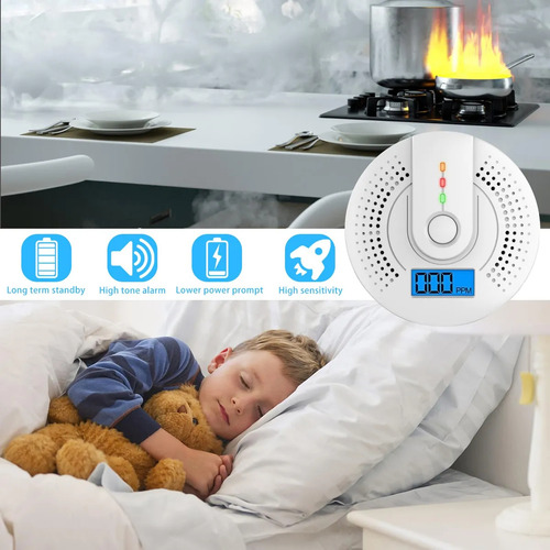 2 Alarmas Detectoras De Monóxido De Carbono Para El Hogar Y