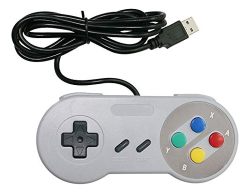 2 Pack Controladores Retro Usb Snes Para Pc Y Consolas
