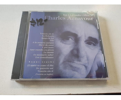 Charles Aznavour- 14 Grandes Exitos - Compact Disc