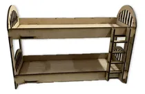 Comprar Muebles Casita Muñecas Set Cama Ropero Y Cucheta Fibrofacil
