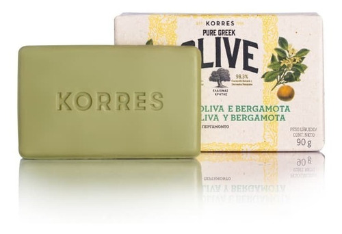 Korres Pure Greek Flor De Oliveira Sabonete Em Barra  90g 