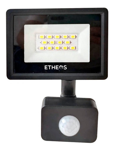 Imagen 2 de 8 de Pack X 2 Reflector Led Lampara Con Sensor De Movimiento 10w